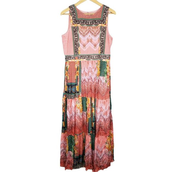 Anthropologie Bhanuni by Jyoti Alessandra Alessandra Maxi Dress Boho Size 12 NWT - Picture 4 of 10